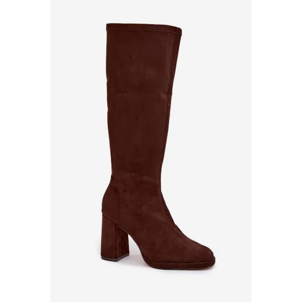  Dámské kozačky BOTO NN634 BROWN 