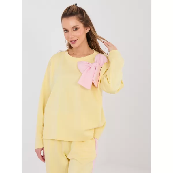  Dámská tepláková souprava RUE PARIS IT-KMPL-22220.69 BRIGHT YELLOW 