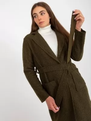 Dámský kabát OCH BELLA TW-PL-BI-5220.63 KHAKI