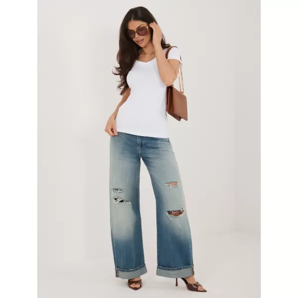  Dámská halenka RUE PARIS RV-BZ-A1267.08 WHITE 