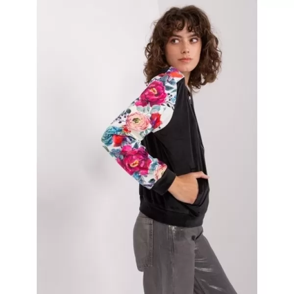  Dámská mikina RUE PARIS RV-BL-8235.38 NOIRE 