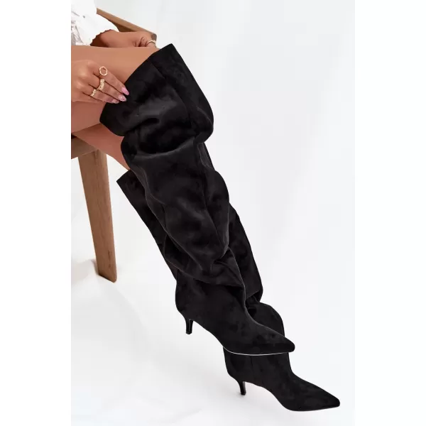  Dámské kozačky BOTO 3307/CS026 BLACK 
