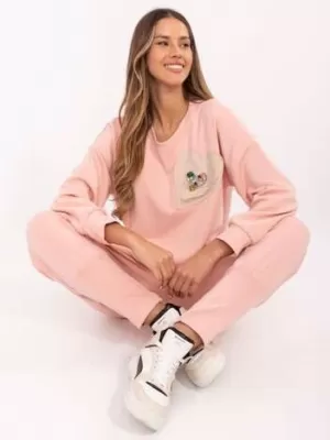 Dámská mikina ITALY MODA DHJ-BL-20322.72 PEACH