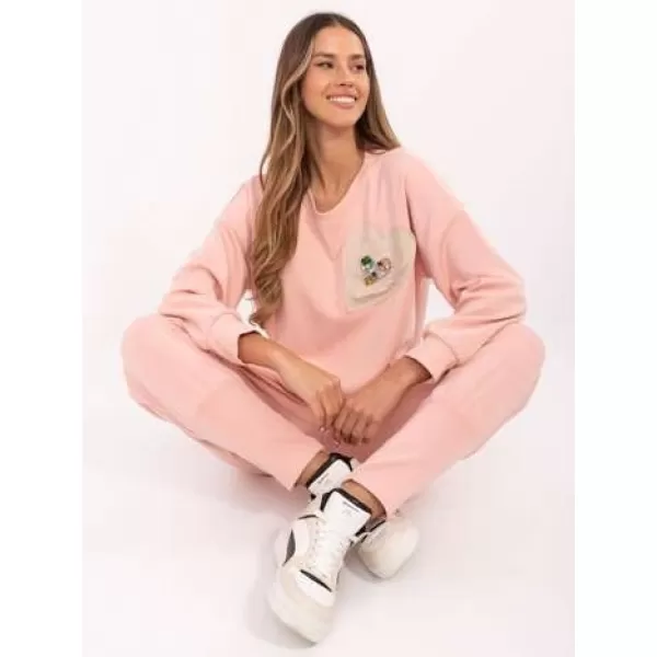  Dámská mikina ITALY MODA DHJ-BL-20322.72 PEACH 
