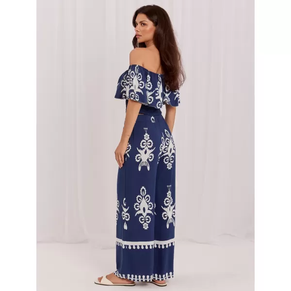  Dámský komplet ITALY MODA MO-KMPL-126175.85 NAVY 
