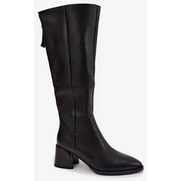  Dámské kozačky D&A JC62-1069 BLACK 