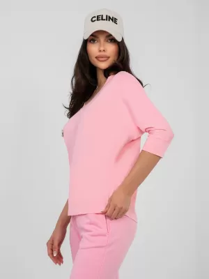 Dámské triko RUE PARIS RV-BZ-A1186.89 BRIGHT PINK