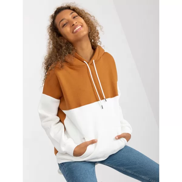  Dámská mikina RUE PARIS AP-BL-AP-3001.98P LIGHT BROWN 