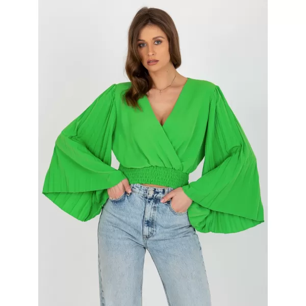  Dámská halenka ITALY MODA DHJ-BZ-16503.30X BRIGHT GREEN 