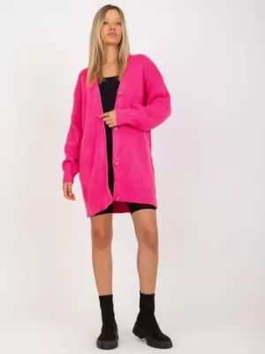 Dámský svetr RUE PARIS LC-SW-0267.06X FLUO PINK