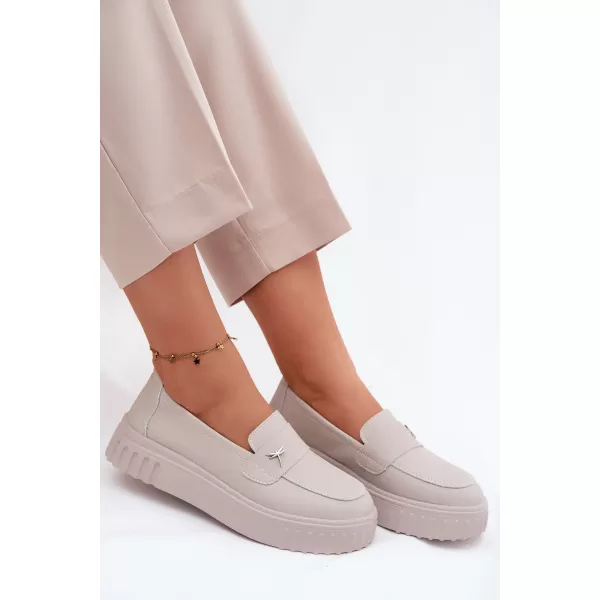  Dámské polobotky VINCEZA 93218 BEIGE 