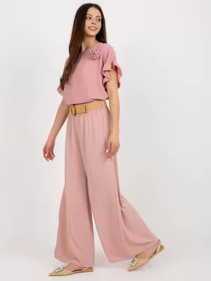 Dámské kalhoty ITALY MODA DHJ-SP-8387.57 BRIGHT PINK