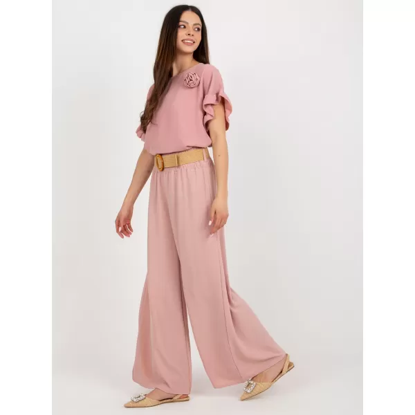  Dámské kalhoty ITALY MODA DHJ-SP-8387.57 BRIGHT PINK 