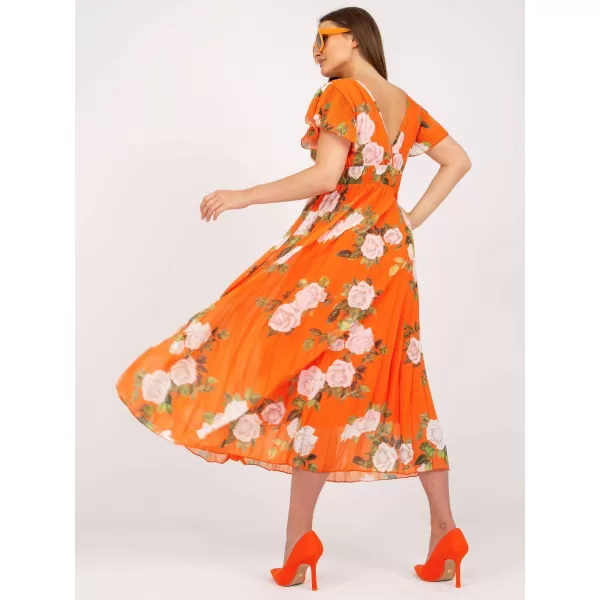  Dámské šaty ITALY MODA DHJ-SK-15722.67P ORANGE 