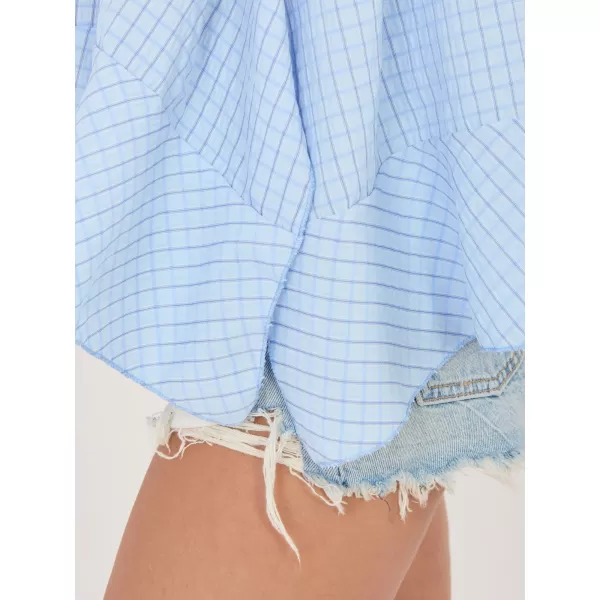  Dámská halenka ITALY MODA IT-BZ-FL10332.80 LIGHT BLUE 