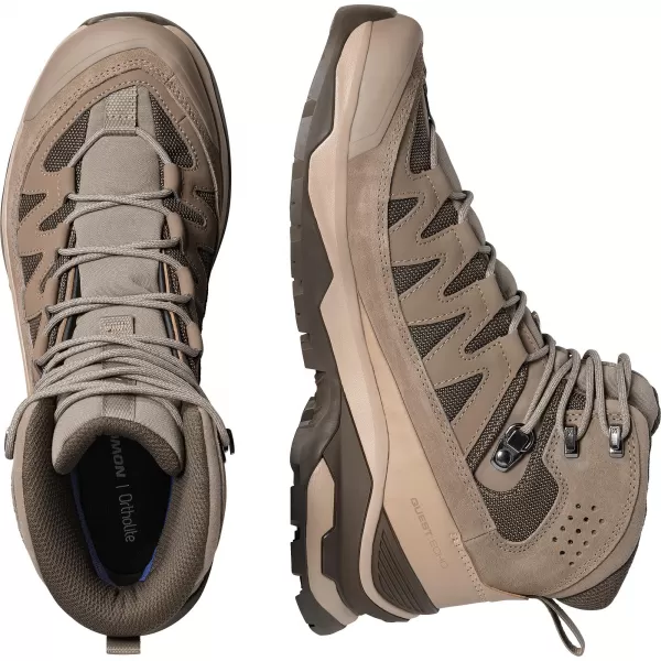  Pánské boty SALOMON QUEST ECHO GORE TEX L49146400 WALNUT/DESERT TAN/BLACK OLIVE 