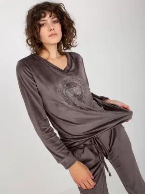 Dámský komplet RELEVANCE RV-KMPL-8442.23P DARK GREY