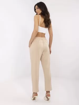 Dámské kalhoty ITALY MODA DHJ-SP-20523.66P LIGHT BEIGE
