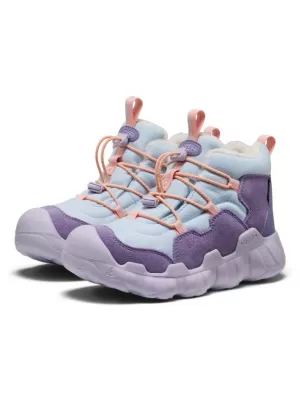 Dětské kotníkové boty KEEN HYPOWSER CHUKKA WP YOUTH PURPLE HAZE/SKYWAY