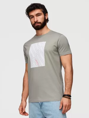 Pánské triko OMBRE OM-TSPT-0259 GREY