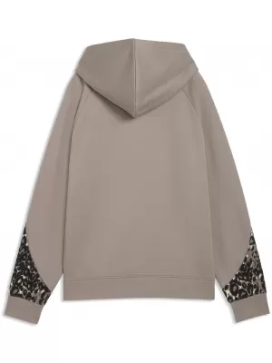 Dámská mikina PUMA SPORT ANIMAL STANDARD HOODIE FL 69400781 MOUSE GRAY