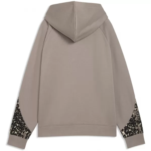  Dámská mikina PUMA SPORT ANIMAL STANDARD HOODIE FL 69400781 MOUSE GRAY 