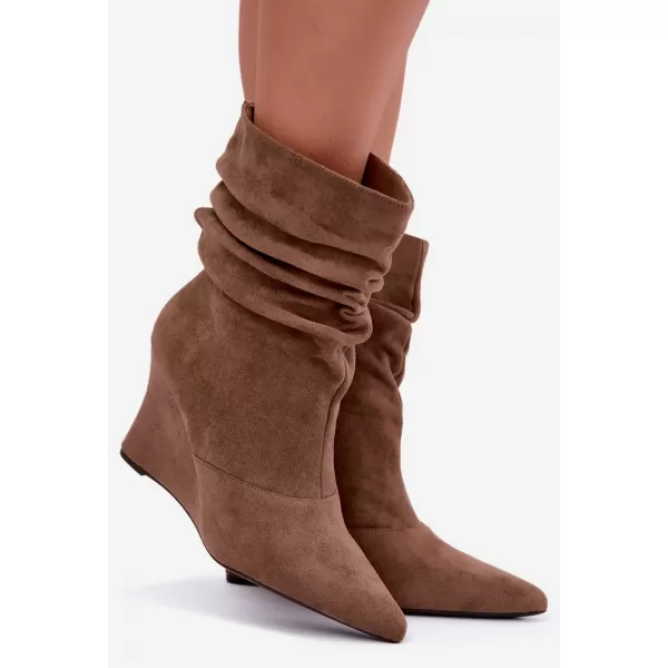  Dámské kotníkové boty BOTO D-273 BEIGE 