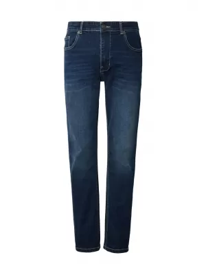 Pánské kalhoty URBAN CLASSICS TB8456 MID DEEP BLUE WASHED
