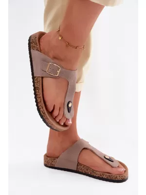 Dámské žabky BOTO 26SD21-101 BEIGE