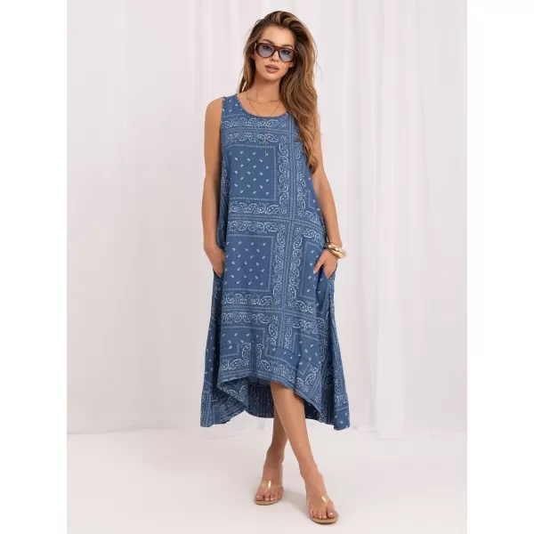  Dámské šaty ITALY MODA IT-SK-FL9222QYTS.94 DARK BLUE 