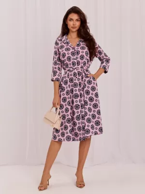 Dámské šaty LAKERTA LK-SK-509673-2.04 BRIGHT PINK