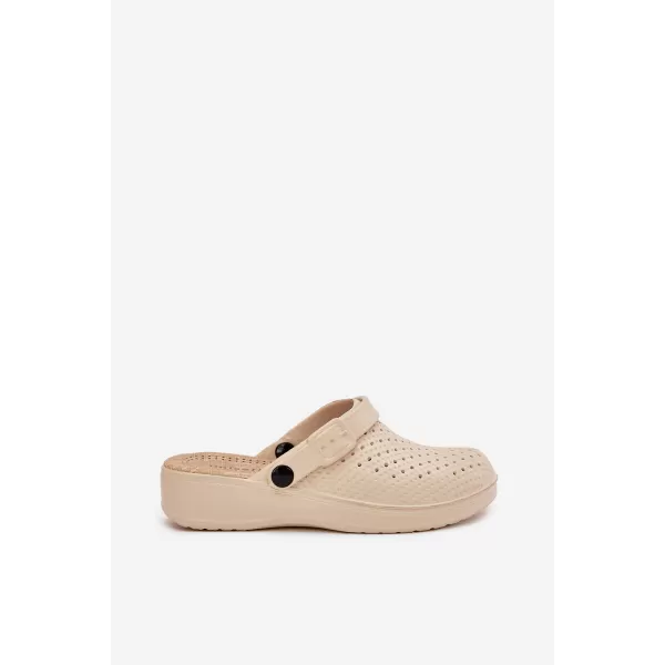  Dámské pantofle BOTO 25SD11-8981 BEIGE 