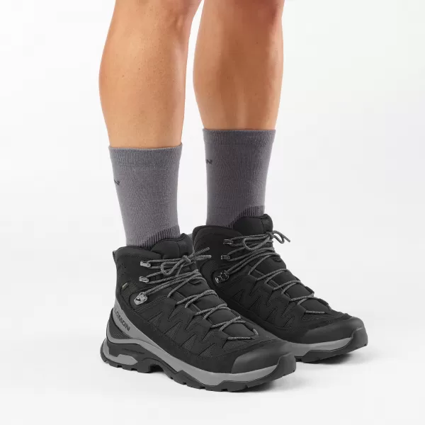  Pánské boty SALOMON QUEST ECHO GORE TEX L49212700 BLACK/CASTLEROCK/BLACK 