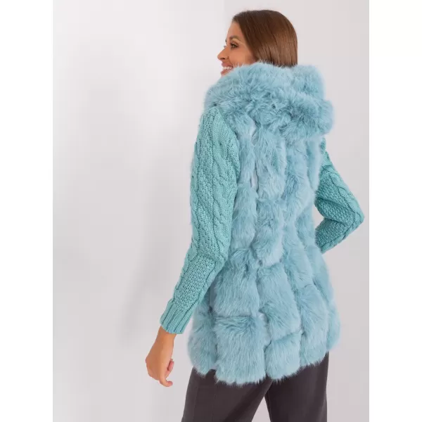  Dámská vesta WOOL FASHION ITALIA AT-KZ-2379.96P MINT 