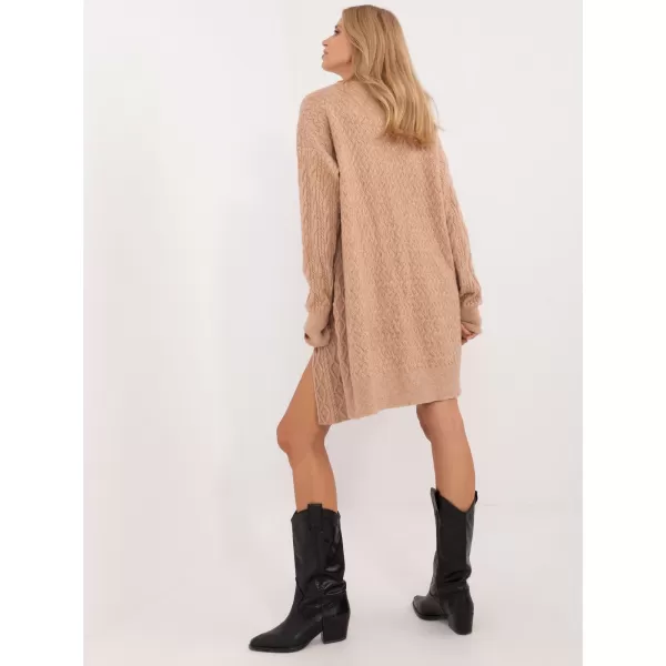  Dámský kardigan WOOL FASHION ITALIA AT-SW-2366.61 CAMEL 