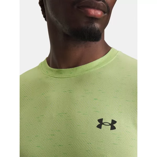  Pánské triko UNDER ARMOUR VANISH SEAMLESS NOVELTY SS 6010603-712 ZELENÁ 