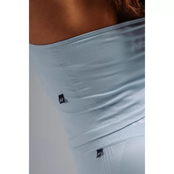  Halter top s vestavěnou podprsenkou NEBBIA PRIMAL 863 LIGHT BLUE 