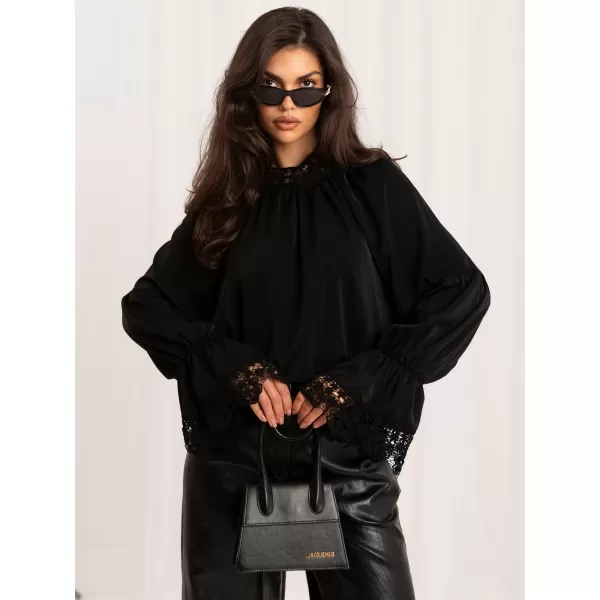  Dámská halenka ITALY MODA MI-BZ-3527.65 BLACK 