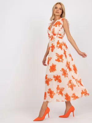 Dámské šaty ITALY MODA DHJ-SK-13166.94P ORANGE
