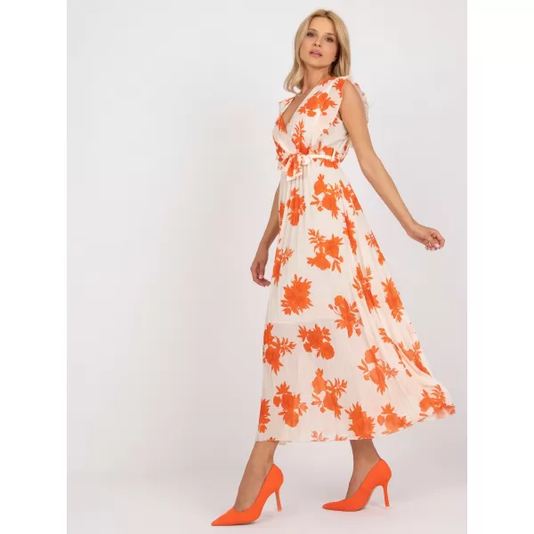  Dámské šaty ITALY MODA DHJ-SK-13166.94P ORANGE 