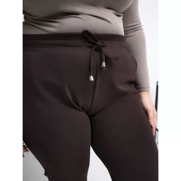 Dámské tepláky RELEVANCE RV-DR-6301.88 DARK BROWN 