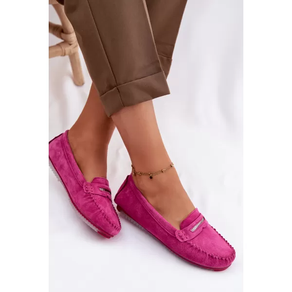  Dámské mokasíny S.BARSKI LR61-7029 FUCHSIA 