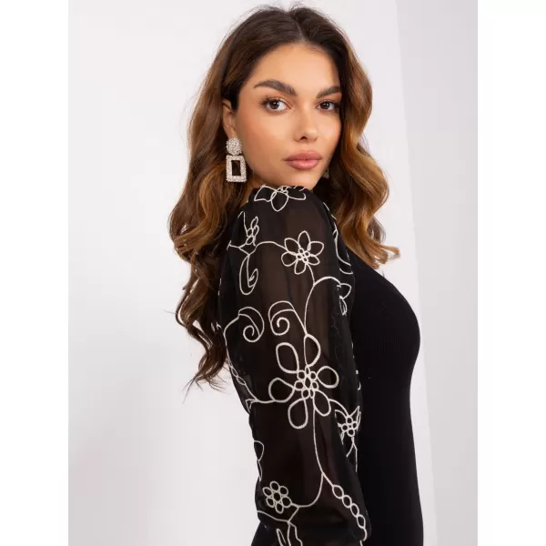  Dámské šaty RUE PARIS RV-SK-7354.07 NOIRE 