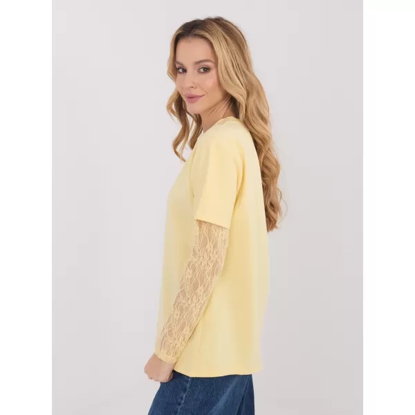  Dámské triko ITALY MODA MI-BZ-4227.61 BRIGHT YELLOW 
