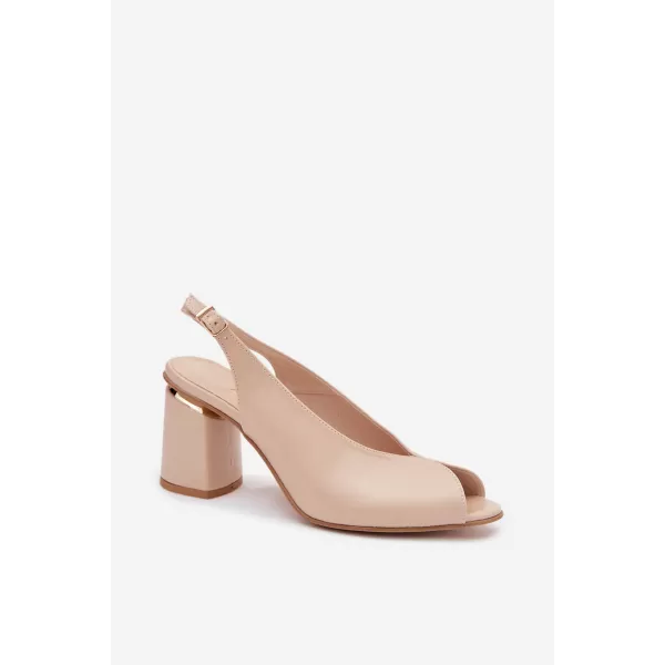  Dámské sandály ZAZOO 1085 BEIGE 
