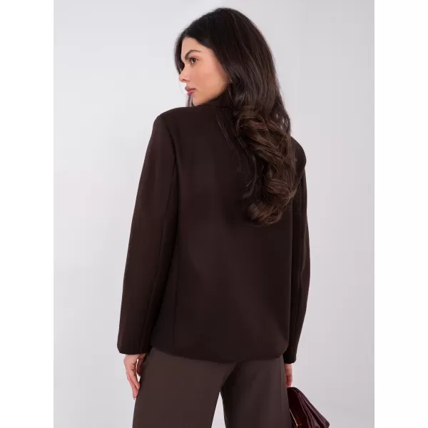  Dámská bunda RUE PARIS IT-KR-FL9559.02P DARK BROWN 