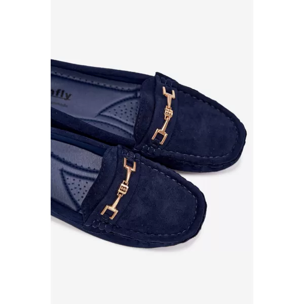  Dámské mokasíny BOTO FT247 NAVY BLUE 