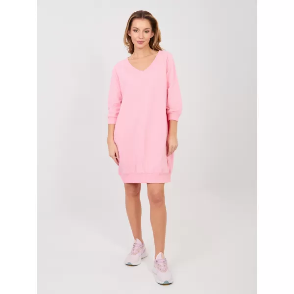  Dámské šaty BASIC FEEL GOOD RV-SK-7203.35P BRIGHT PINK 