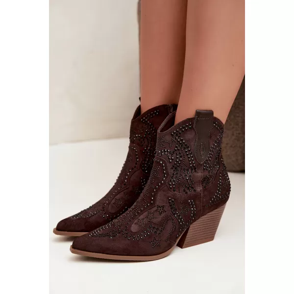  Dámské boty BOTO 9676A BROWN 