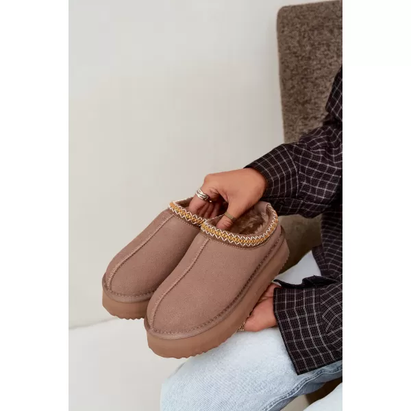  Dámské sněhule VINCEZA 97972 DARK BEIGE 